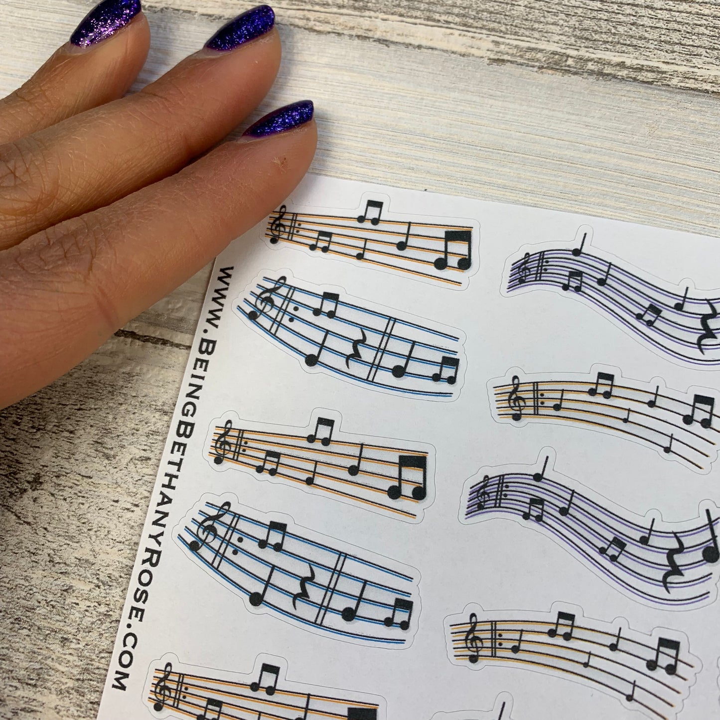 Music divider / header stickers  (DPD1191)