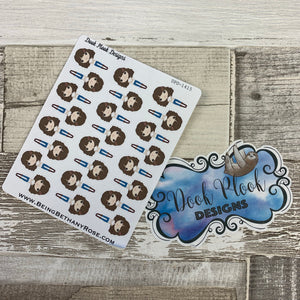 White Woman - Nope Stickers (DPD1415)