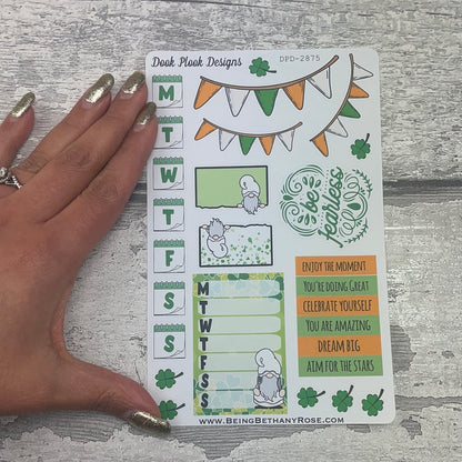 St Patricks day Journal Week planner stickers (DPD2875)