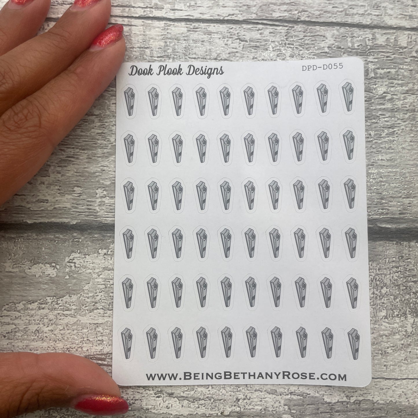 Nail Clippers stickers - dinkies (DPD-D055)