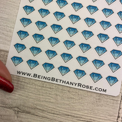 Tiny diamond stickers (Dinkies) (DPD-D006)