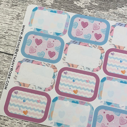 Elsie half box stickers (DPD2695)