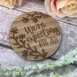 We're Expecting Personalised pregnancy announcement photo prop