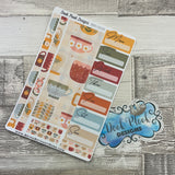 One sheet week planner stickers - Tessa (DPD2618)