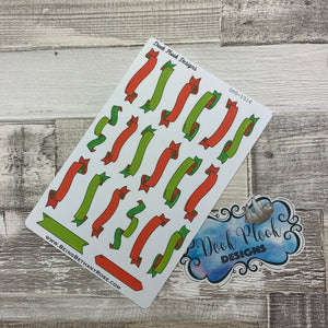 Christmas banner stickers  (DPD1516)