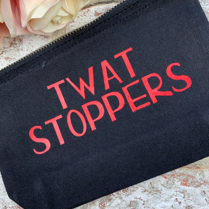 Twat Stoppers Tampon, pad, sanitary bag / Period Pouch