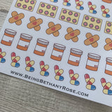Medicine / plasters / Tablets stickers  (DPD800)