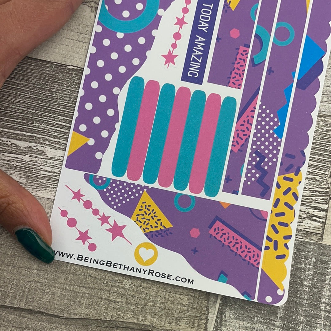 (0679) Passion Planner Daily Wave stickers - Romy Bold
