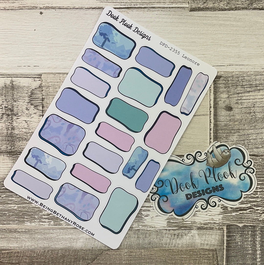 Leonore Hand drawn box stickers (DPD2355)