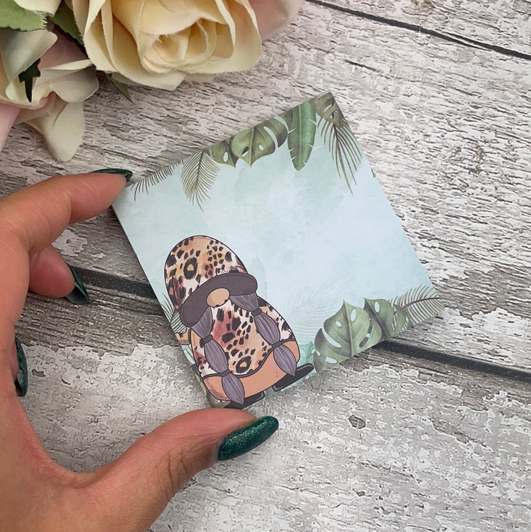 Small Memo Note Pad - Gretel Leopard