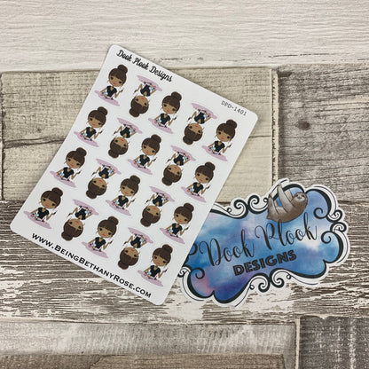 Black Woman - Beauty / Make Up Stickers (DPD1401)