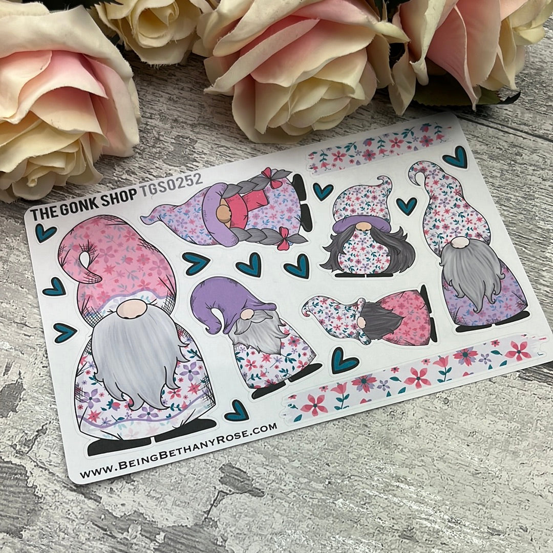 Pink Blossom Betty Gonk Stickers (TGS0252)