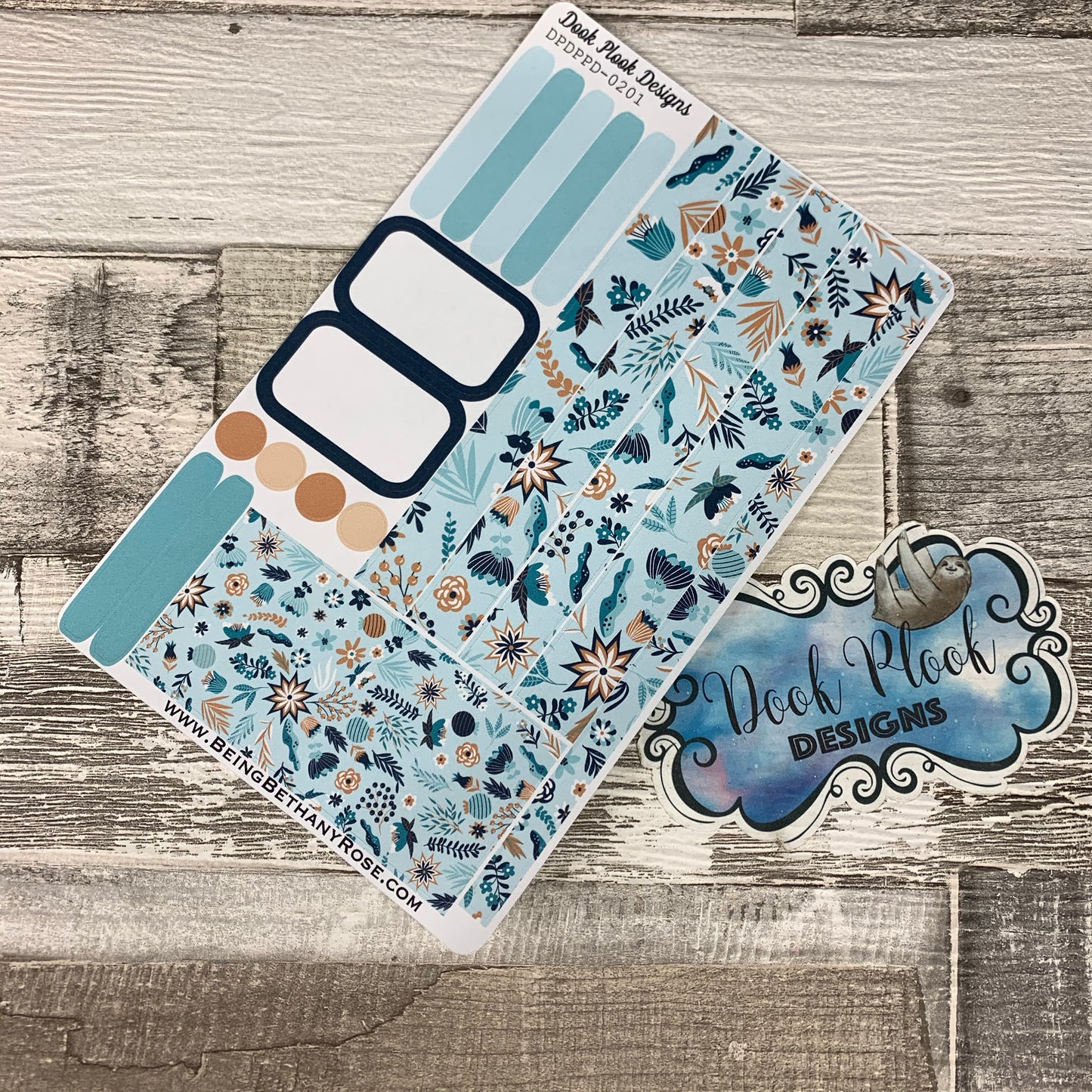 (0201) Passion Planner Daily stickers - Frosty Morning