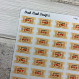 Ticket stickers (DPD864)