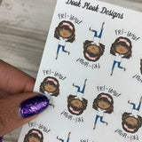 Black Woman - Friday Stickers (DPD1406)