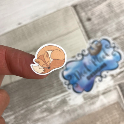 Sleeping Fox stickers (DPD827)