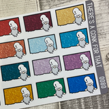 Glitter Ripped Peeping Gnorman Sticker (GFT-0080)