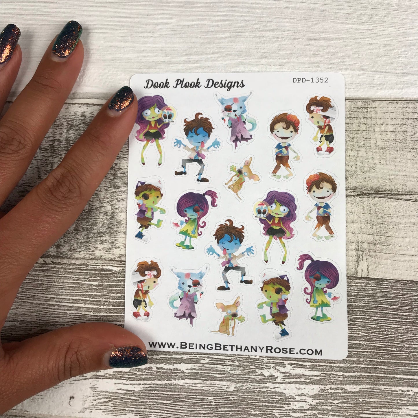 Zombie sticker (DPD1352)