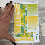 (0376) Passion Planner Daily Compact stickers - Lemon