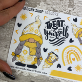 Bright Sun Chip Gonk Stickers (TGS0073)