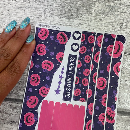 (0725) Passion Planner Daily Wave stickers - Elvira