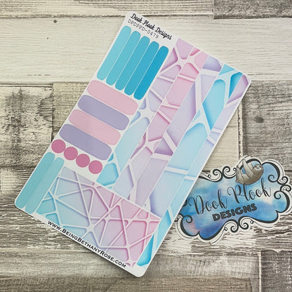 (0479) Passion Planner Daily stickers - Pastel Prism