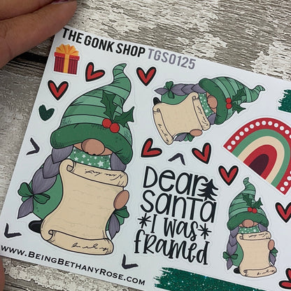Present List Chip Gonk Stickers (TGS0125)