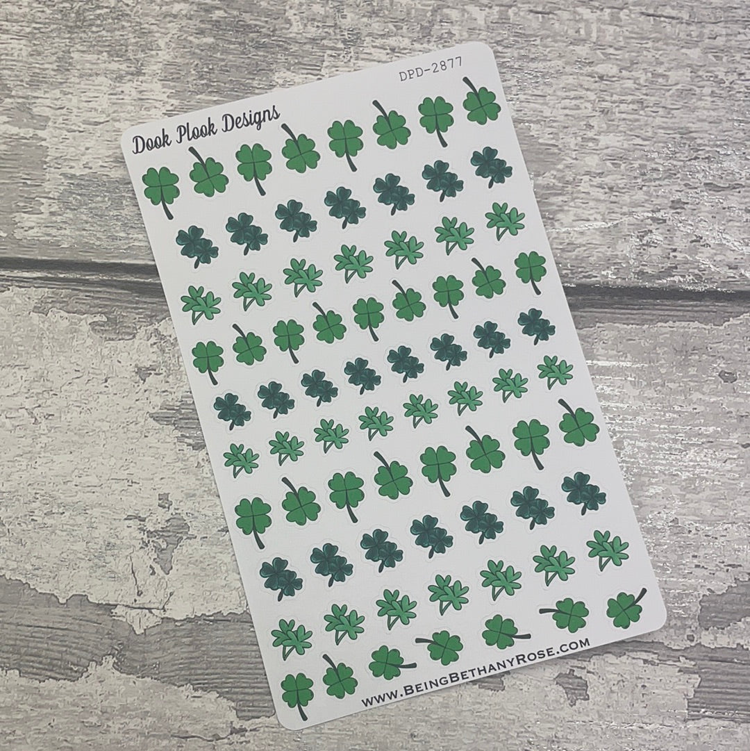 Shamrock (St Patricks Day) stickers (DPD2877)