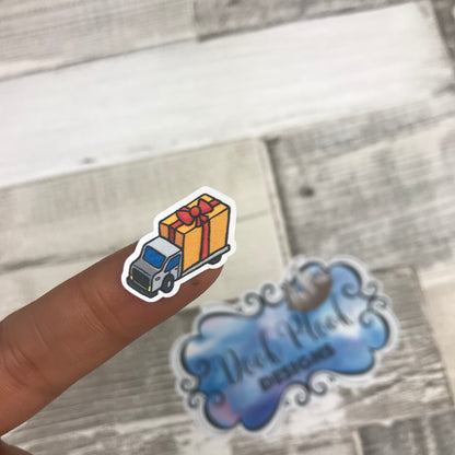 Christmas delivery / order tracker stickers (DPD1169)