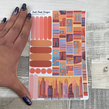 (0350) Passion Planner Daily stickers - Sunset City