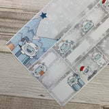 Yeti (winter) Monthly View Kit (can change month) for the Erin Condren Planners