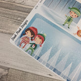 Erin Condren Month Note Pages (Christmas Kids)