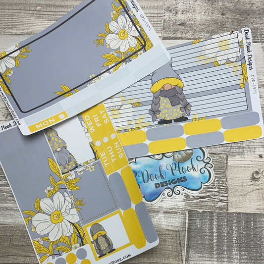 Yellow Flowers Passion Planner Week Kit (DPD1971)