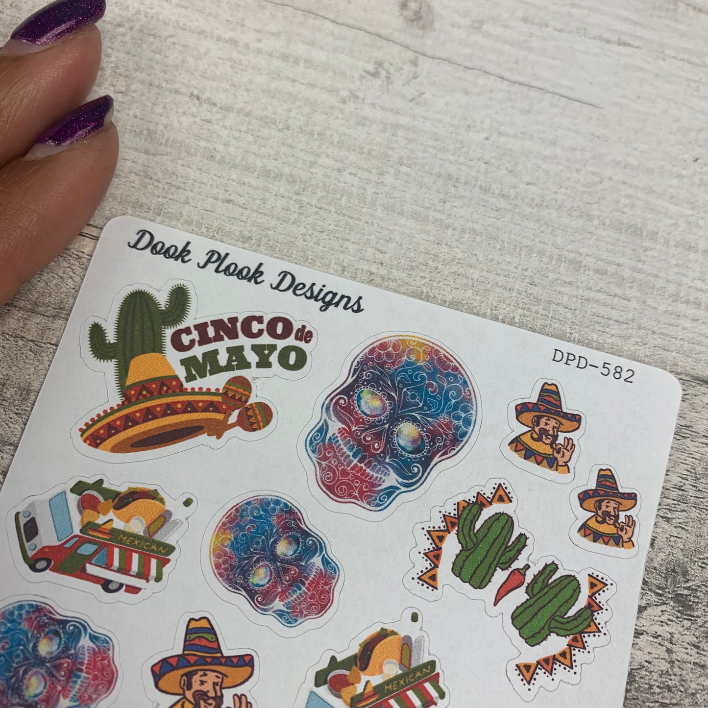 Cinco de Mayo stickers (DPD582)