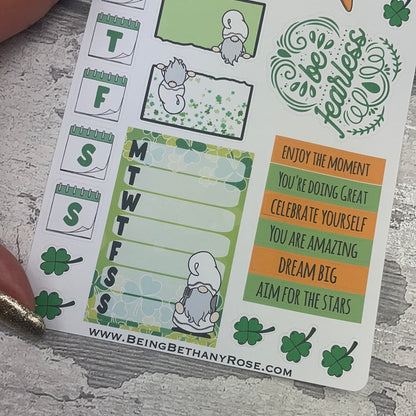 St Patricks day Journal Week planner stickers (DPD2875)