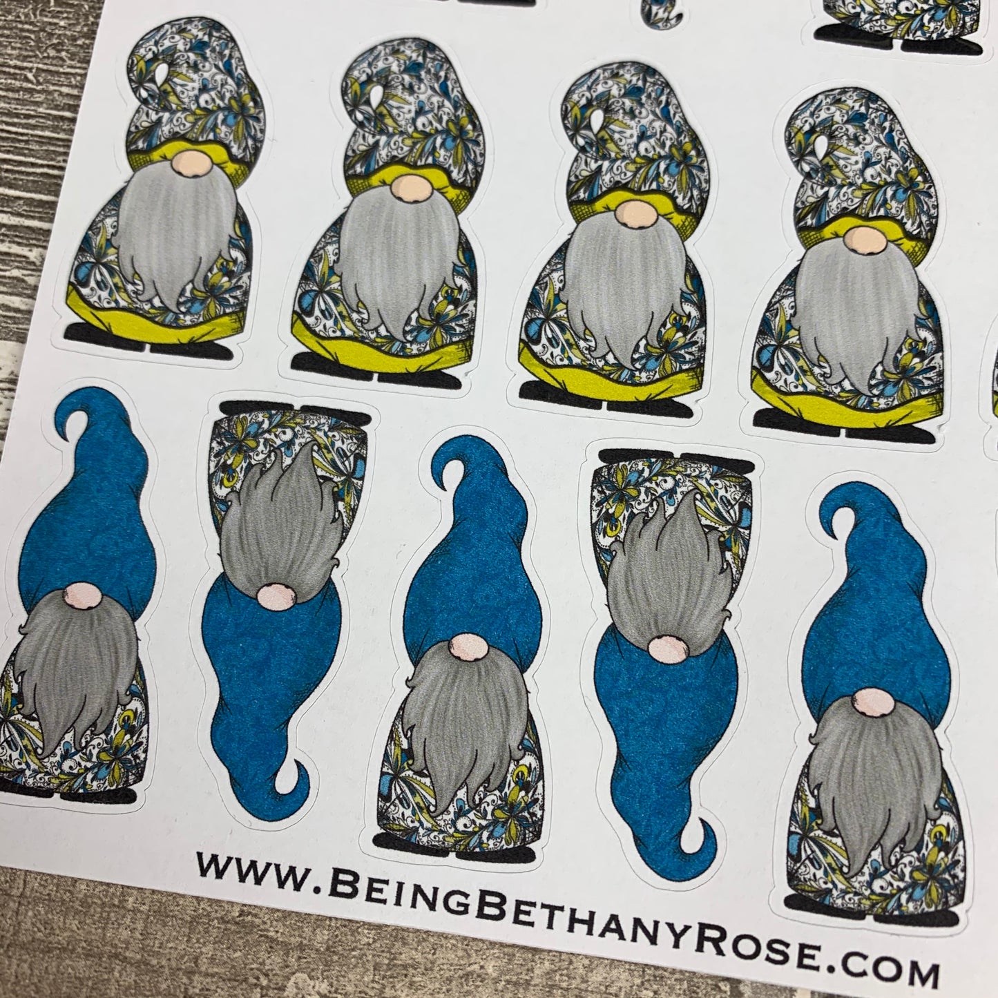 Peacock Gonk Character Stickers (DPD-1841)