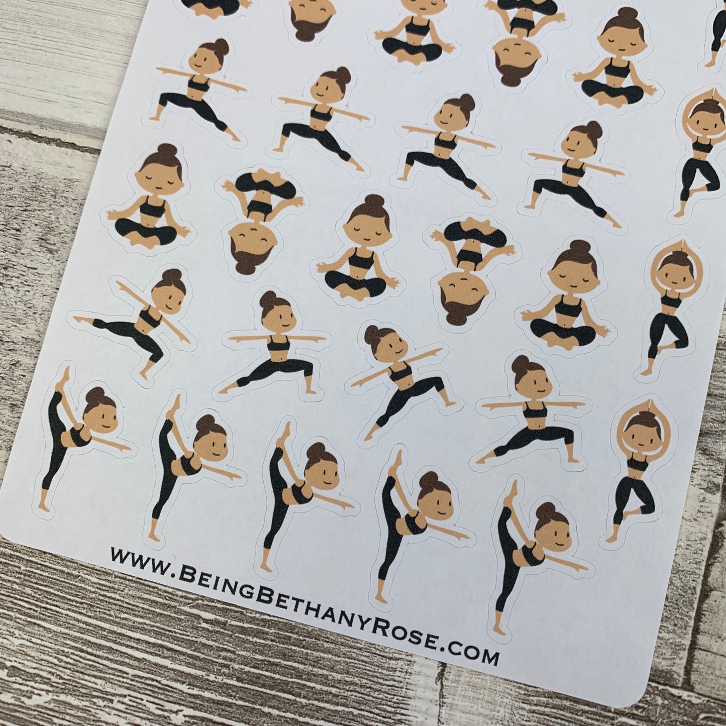 Yoga stickers (DPD1007)