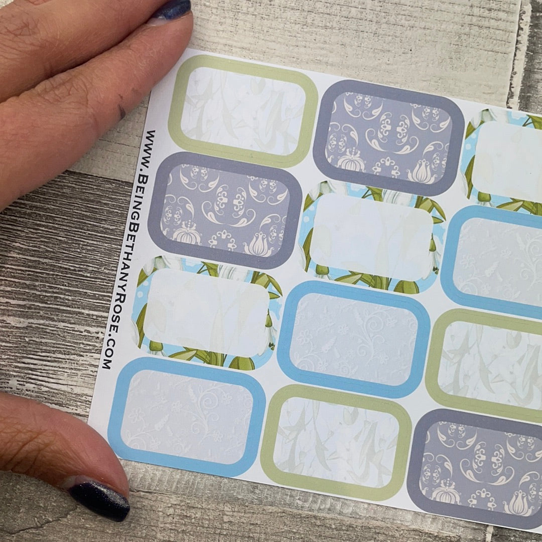 Elsa Snowdrop half box stickers (DPD2432)