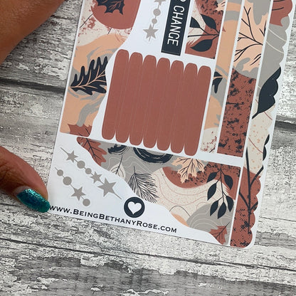 (0721) Passion Planner Daily Wave stickers - Orla
