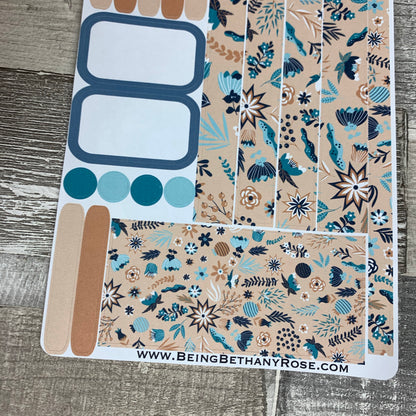 (0202) Passion Planner Daily stickers - Frosty Morning Tan