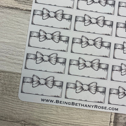 Bow Box stickers (BNWP0032)