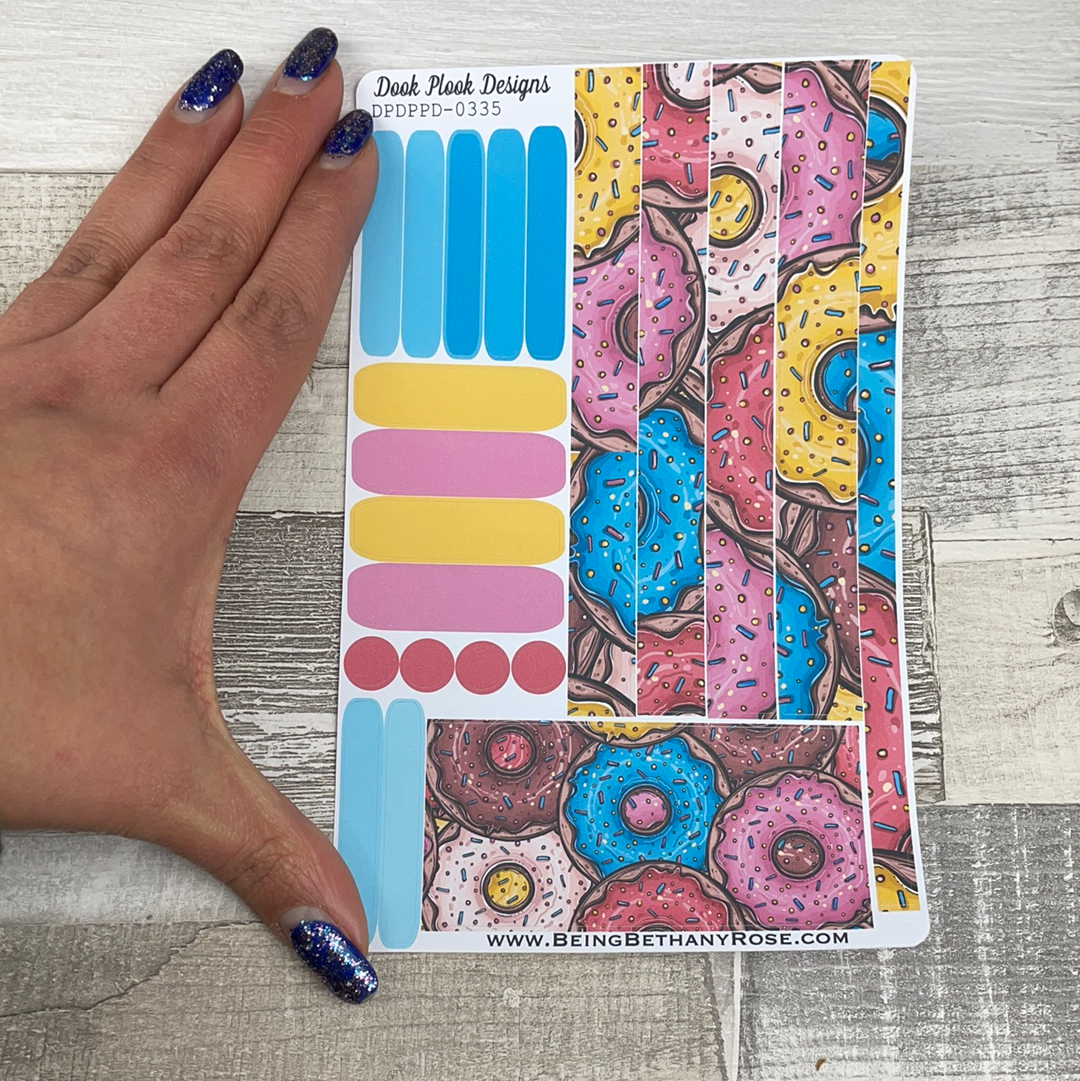 (0335) Passion Planner Daily stickers - Donut sprinkle