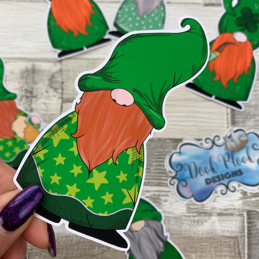 St Patricks Day Gonk Die cut (Basil)