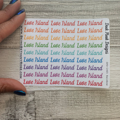 Love Island stickers (DPD1465)