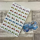 Scooter stickers for Erin Condren, Plum Paper, Filofax, Kikki K (DPD1008)