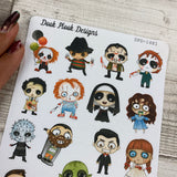 Halloween / Horror character stickers (DPD1481)