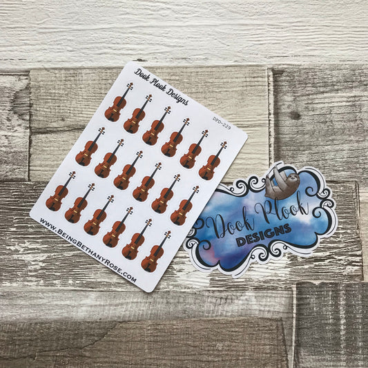 Violin stickers (DPD229)