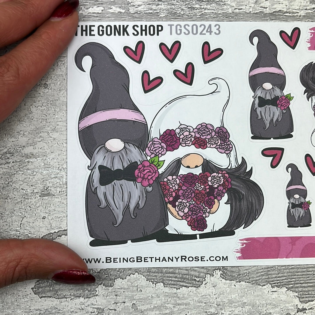 Gregor and Hetty Wedding Gonk Stickers (TGS0243)