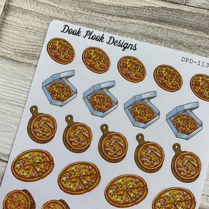 Pizza party stickers (DPD1136)