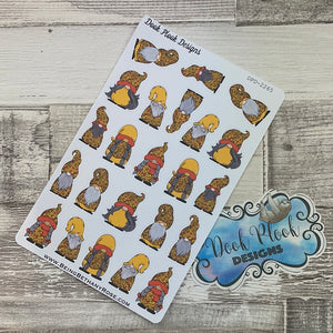 Cosy Autumn Gonk Character Stickers Mixed (DPD-2265)